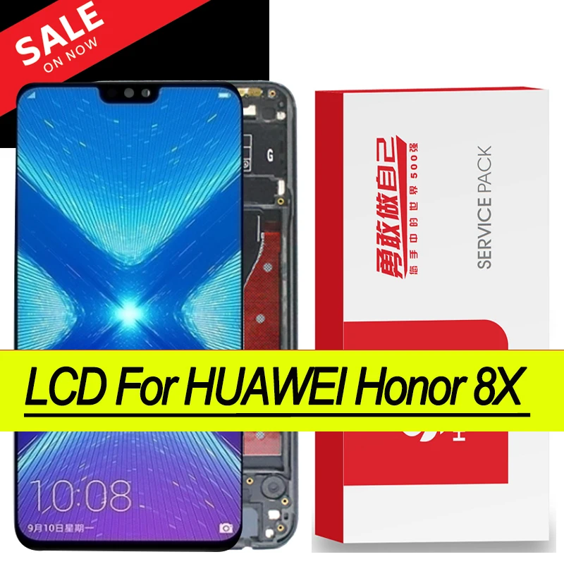 ЖК-дисплей 6 5 дюйма для Huawei Honor 8X с дигитайзером сенсорного экрана Запасная часть |