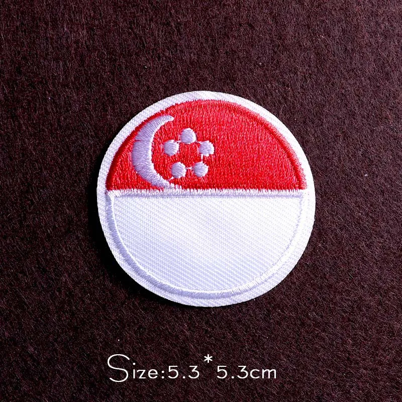 Description Picture 6 of itemFlag/Embroidery Patch Iron On Patches On Clothes Embroidered Patches For Clothing thermoadhesive Military Patch Badge Stripes