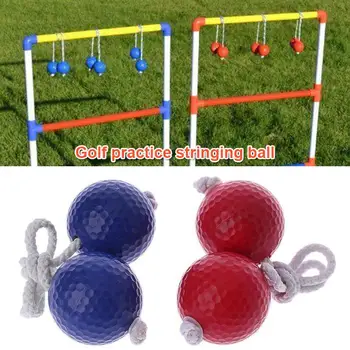 

Synthetic Rubber Golf Practice Ball Golf Stringing Ball Golf Ball Rope Durable Trainging Aids Outdoor Toys Golf Rope Ball