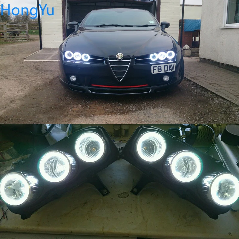 Для Alfa Romeo автомобиль Brera Spider 2005 2006 2007 2008 2009-2011 отличные глаза ангела ультра яркий