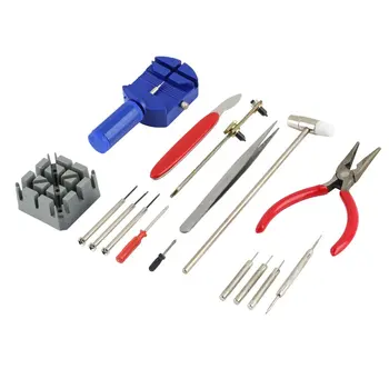 

16pcs Adjust Watch Repair Tool Kit Wrist Strap Band Pin Strap Link Remover Fix Back Opener Remover watch repair tools