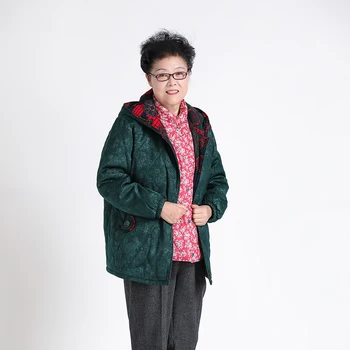 

Parkas Women 2019 New Two-piece Parka and Vest Winter Autumn Ladies Thick Outerwear Cotton Set Plus Over size 6XL 7XL Female
