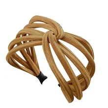 Новинка, Женская крученая головная лента с бантом, крестообразная повязка на голову, обруч для волос, SCI88