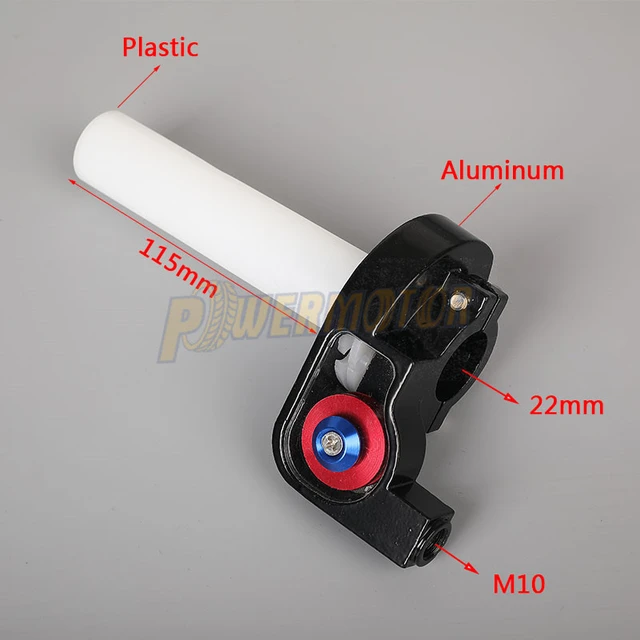 Poignée d'Accélérateur Visuel en Alliage d'Aluminium pour Moto, 22mm, 7/8  Pouces, pour 50cc-160cc, RL, Façades, D343, Vélo, Motocross - AliExpress