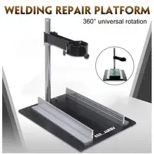 Обновленная пайка горячим воздухом станция платформа всенаправленная электрическая сварочная рама Регулируемый кронштейн ремонт обслуживания платформы