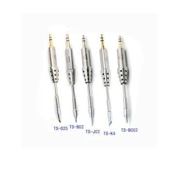 

5pcs TS80 Smart Soldering Iron Tip Set TS-D25 TS-B02 TS-BC02 TS-J02 TS-K for Mini OLED Soldering Iron TS80