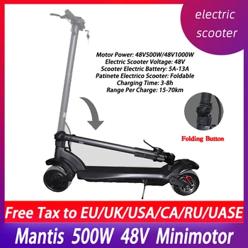 شراء 2020 أحدث 48 فولت 500 واط 1000 واط Widewheels برو كيك سكوتر سكوتر كهربائي 8 بوصة الدهون الإطارات المزدوج موتور مكبح قرصي سكيت Hoverboard