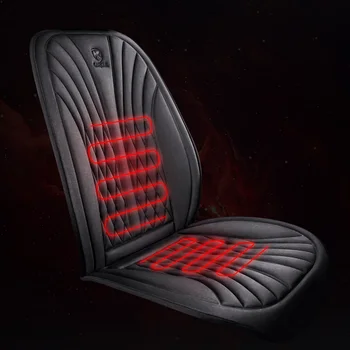 

1PCS Heated Car Seat Cover Universal Plush Heating Cushion Warm for Winter 30' Fast Heat Auto Seat Covers Car Accessories