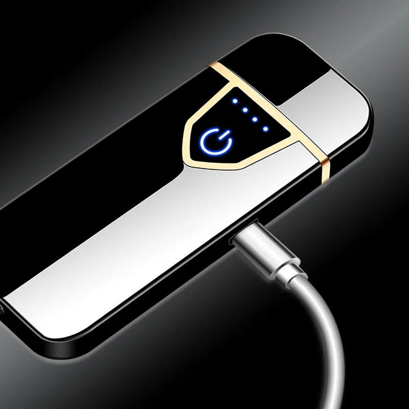 Беспламенная перезаряжаемая электрическая зажигалка с гнездом USB аксессуары для