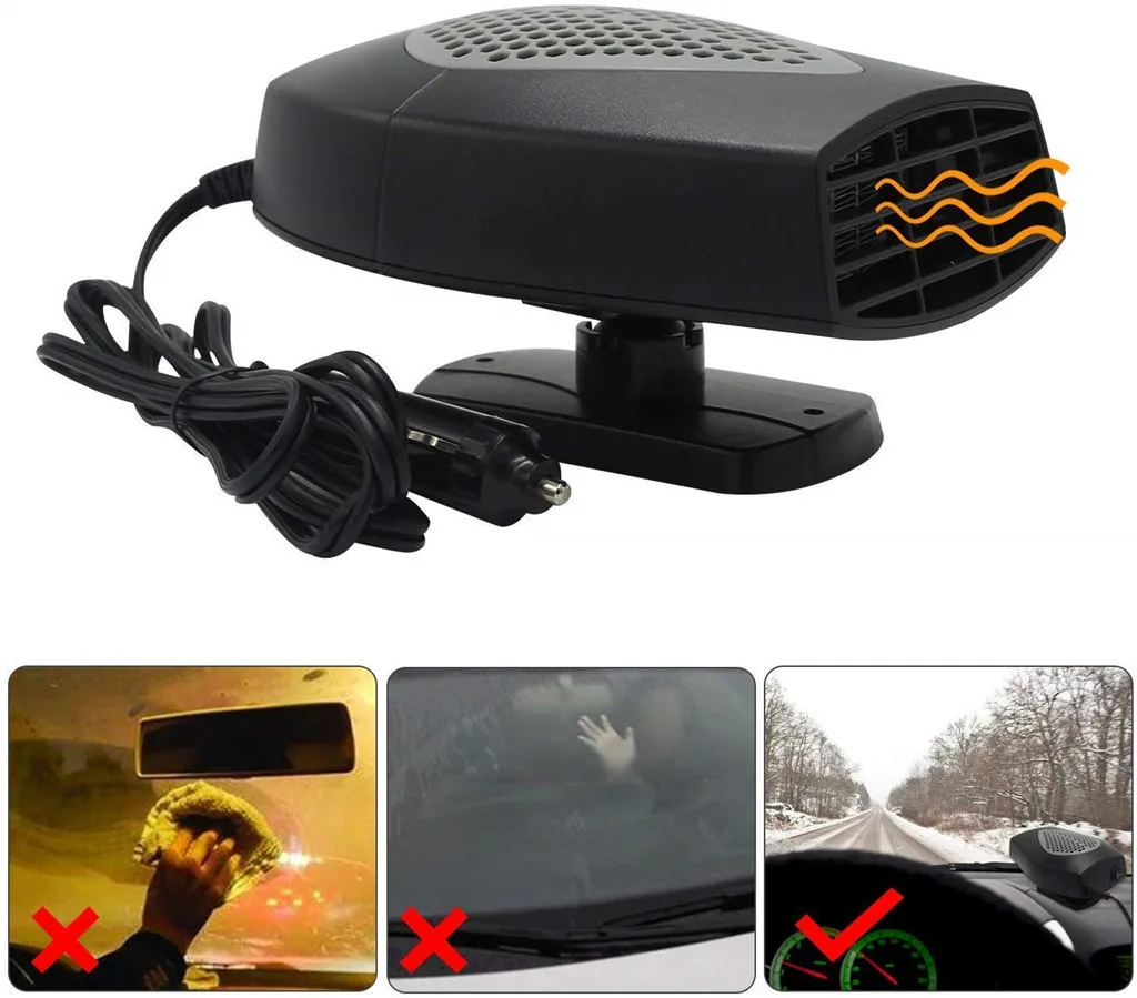 24V автомобильный обогреватель радиатор Сушилка Вентилятор Портативный Demister 200 Вт новые зимние утепленные автомобильный обогреватель вентилятор