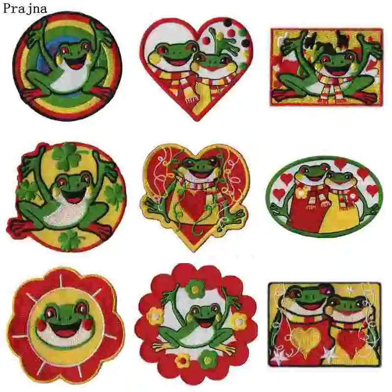 Prajna DIY симпатичная лягушка нашивка карнавал для Нидерландов утюжок на патчи