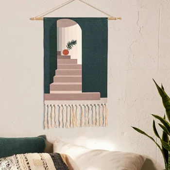 

Home Decoration Dormitory Bedroom Blanket Wall Mounted Hotel Hanging Tapestry Living Room Craft Background Office Simple Modern