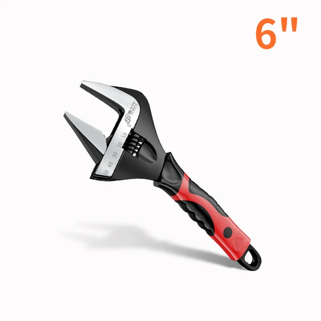 Adjustable Wrench Stainless Steel Universal Spanner Mini Nut Key Hand Tools 6inch