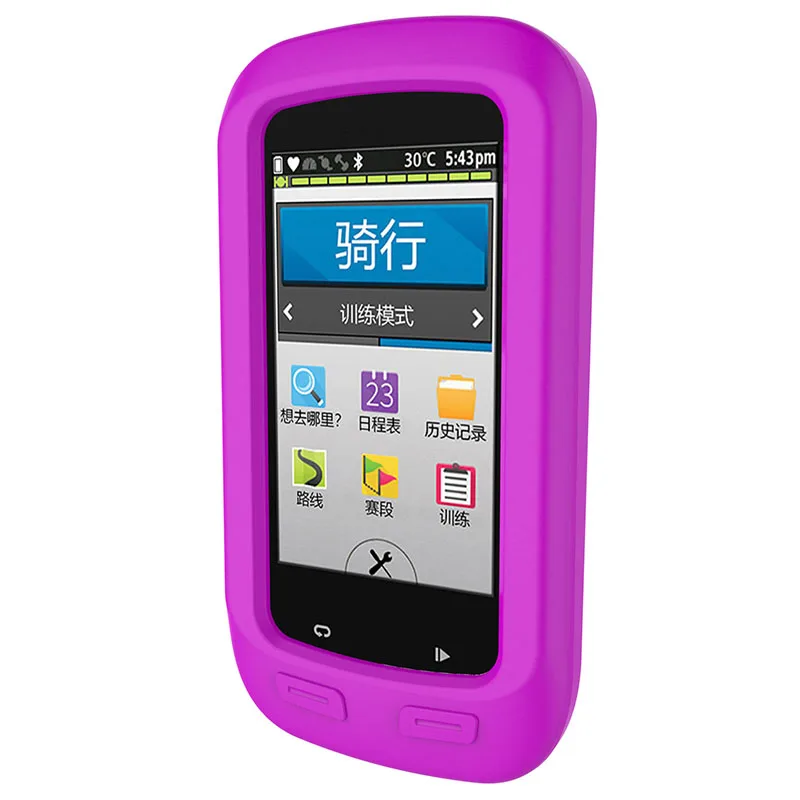 Edge1000 Purple Велосипедный gps компьютер силиконовый чехол гелевый Чехол для Garmin edge 1000 1030 велосипедный Компьютер Водонепроницаемый Секундомер - Цвет: Edge1000 Purple