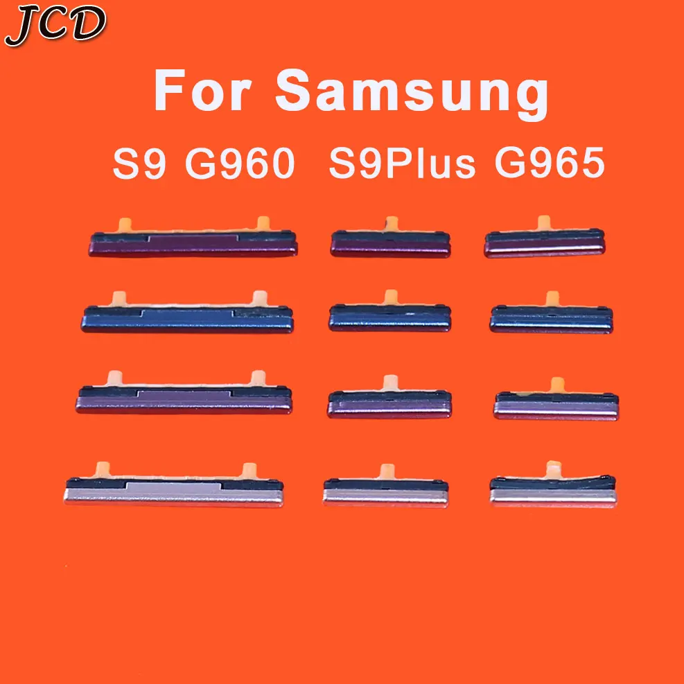 

JCD 1set New For Samsung S9 G960 S9 Plus G965 Power Button and Volume Button Side Key Button Keys