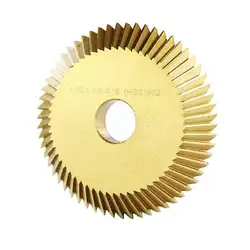 Ключевой режущий диск HSS титановое покрытие 60*6*16 мм ключевой режущий диск для всех горизонтальный станок для изготовления ключей диск