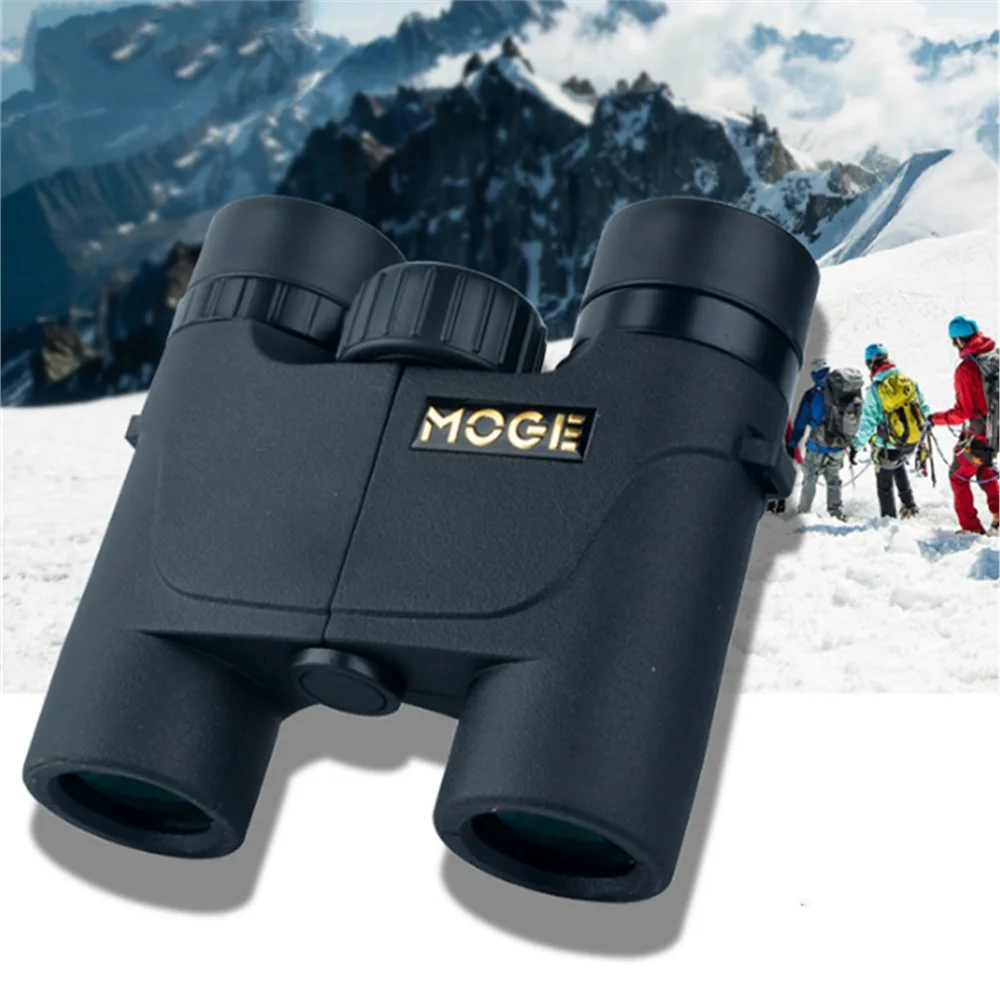 MOGE 10X26 бинокль HD высокой мощности телескоп открытый путешествия Кемпинг концертный телескоп