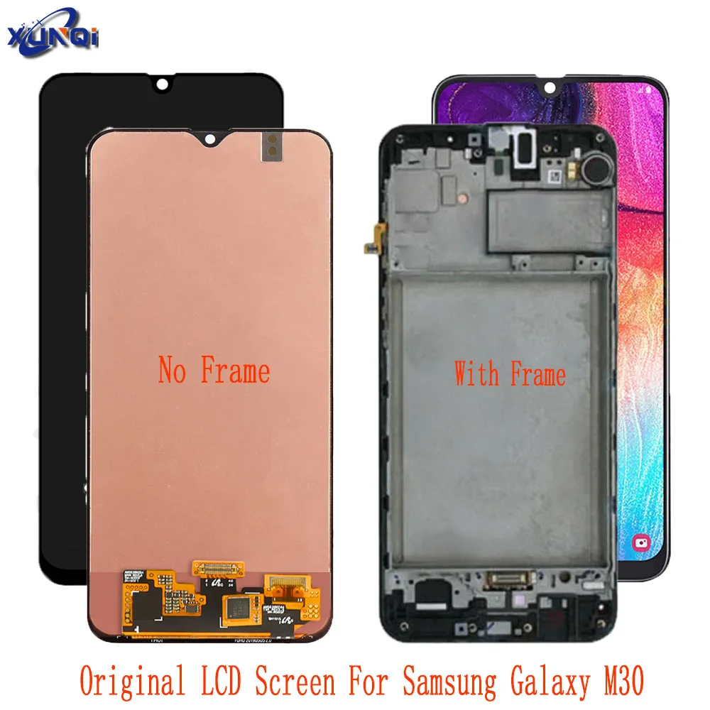 

Super AMOLED New Original 6.4" LCD Screen For Samsung-Galaxy M30 M305 M305F M305F/DS LCD Display Touch Screen Digitizer Assembly