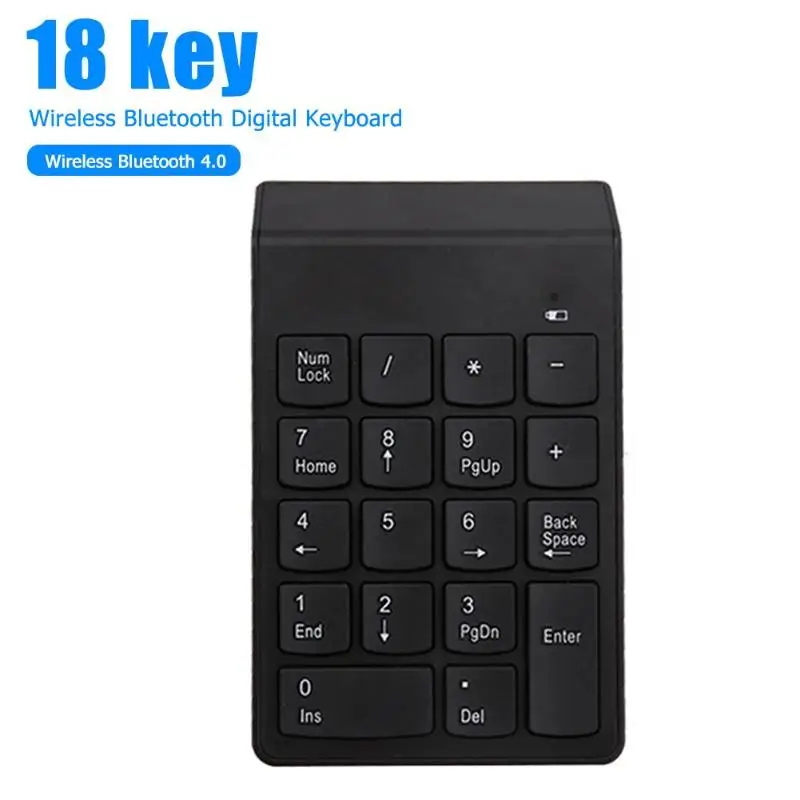 Беспроводная Bluetooth цифровая клавиатура для ноутбука мини 18 клавиш номер Pad Klavye ультратонкий цифровой Teclado Sem Fio для ноутбука ПК