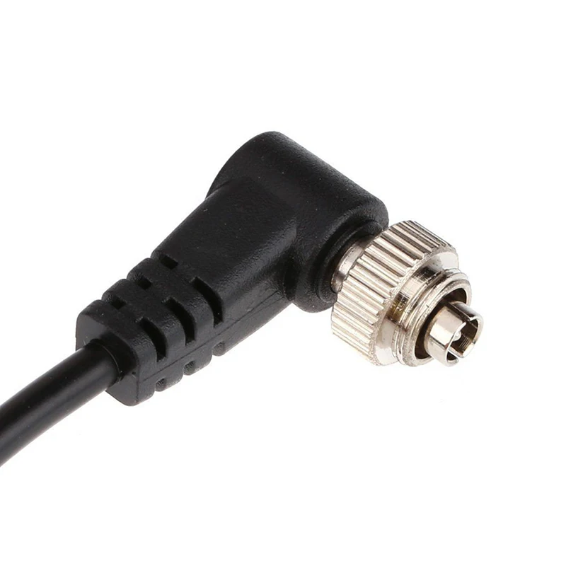 Camera Flashes Accessories 3.5mm to Male PC Flash Sync Cable Screw Lock for Trigger Studio Light