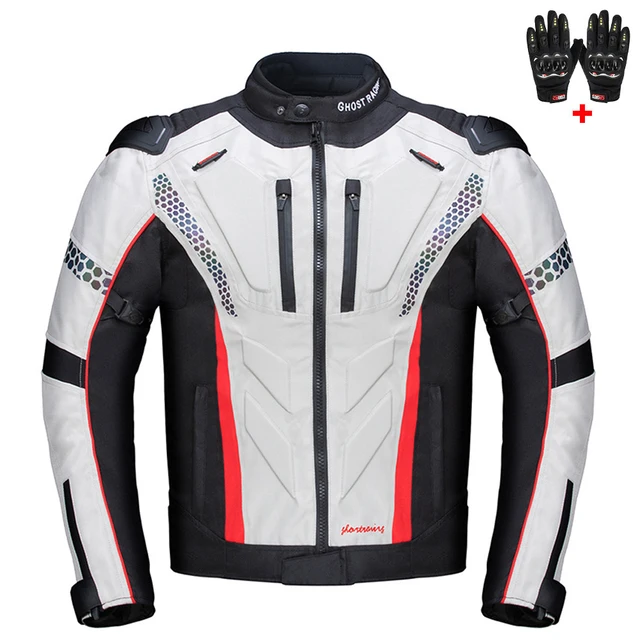 Waterproof Motorcycle Jacket Pants Off-Road Racing Motocross Riding Jacket Suit Men Windproof Touring Moto Protective Suit GR-Y12 WT Jacket