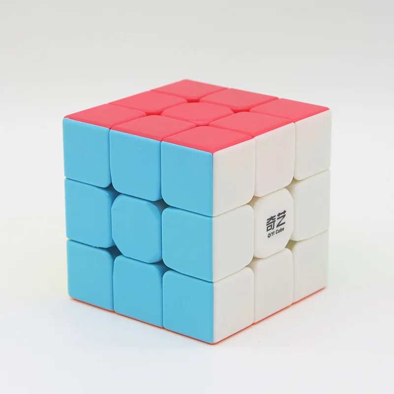 Qiyi Магический кубик 3х3х3, красочные Скорость куб Stickerless головоломки игрушки для детей, взрослых, профессиональный высокое качество подарок база