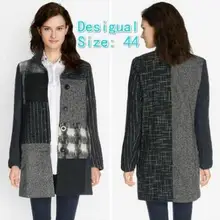 DESIGUAL Испания Deg импортные товары завод оригинально один больше весна, осень и зима пальто толще ветровка