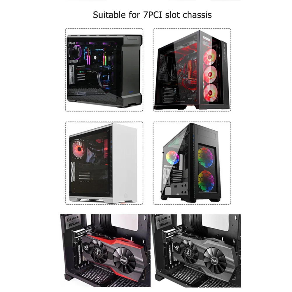 desktop computador caso suporte placa de vídeo