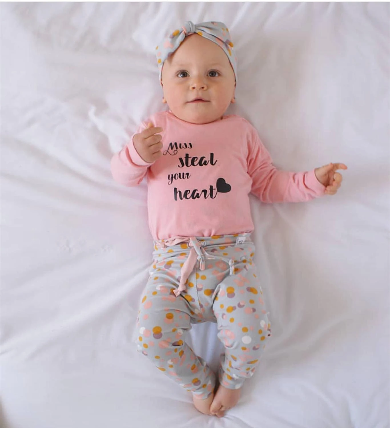 baby girl heart outfit