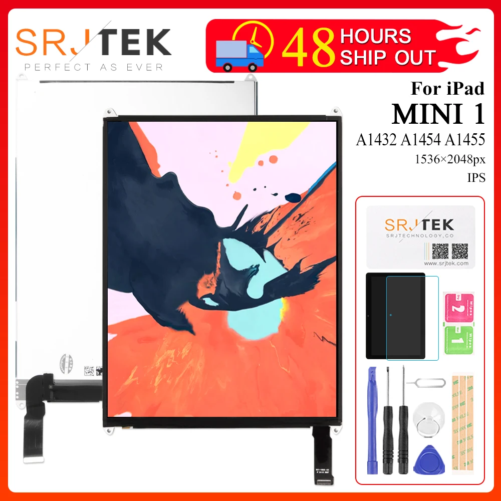 ЖК дисплей для iPad Mini 1 mini1 A1432 A1454 A1455 без битых пикселей матрица экран планшетный ПК