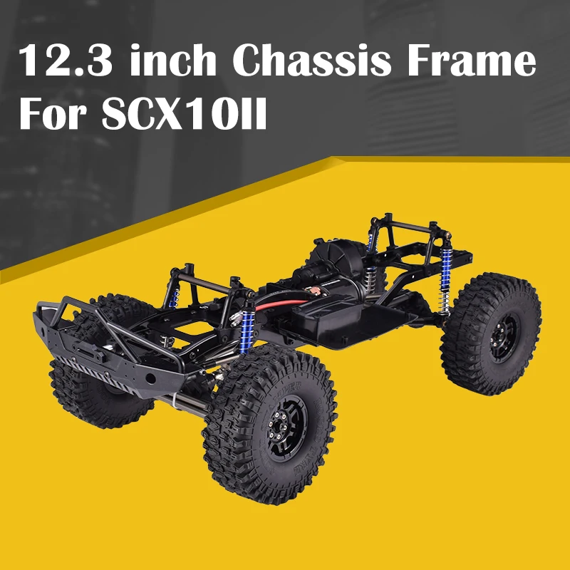 Châssis Complet Pour Crawler RC Axial SCX10II 90046 – Empattement 313mm, Roues 1/10, échelle 1/10