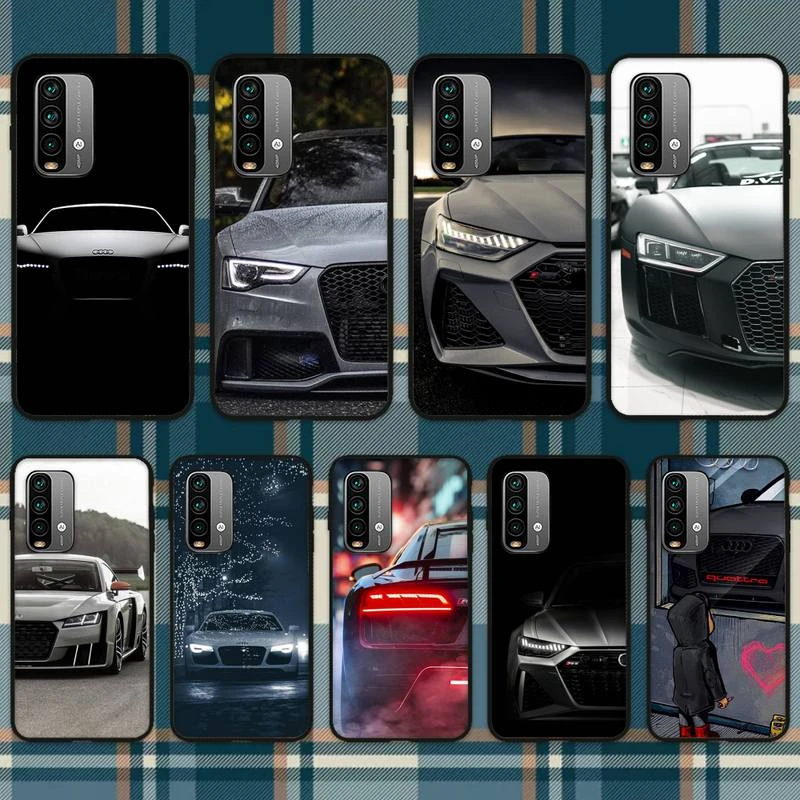 Luxury A-Audi RS Sport Car popular Phone Case For  Xiaomi 9 10 11 PRO LITE Redmi NOTE7 8 9 10 A PRO Shell