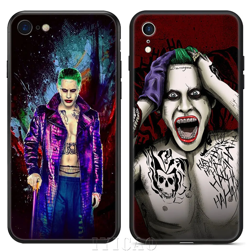 Мягкий чехол для телефона IYICAO Joker для iPhone XR X XS Max 6 6S 7 8 Plus 5 5S SE