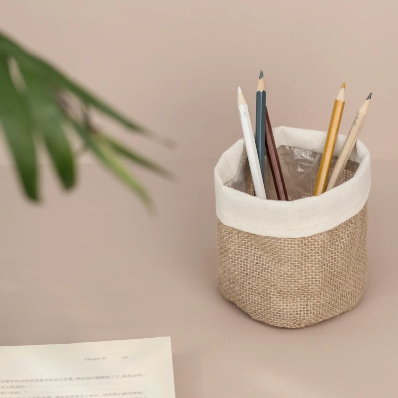 2020 New Style Waterproof Flower Pot Cover Multifunctional Desk Organizer Cosmetic Pen Box For Home Decor pot