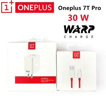 

Oneplus 7t pro Charger Original One plus 7 pro 7t 6 6t 5t 30W Warp Charge power adapter USB 100cm/150cm 6A type c warp cable USB