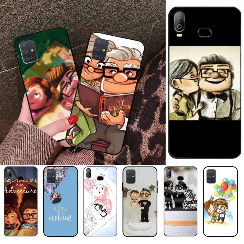 CUTEWANAN Romantic Up Carl And Ellie Couple Phone Case For Samsung A10 A20 A30 A40 A50 A70 A80 A71 A91 A51 A6 A8 2018 | Мобильные