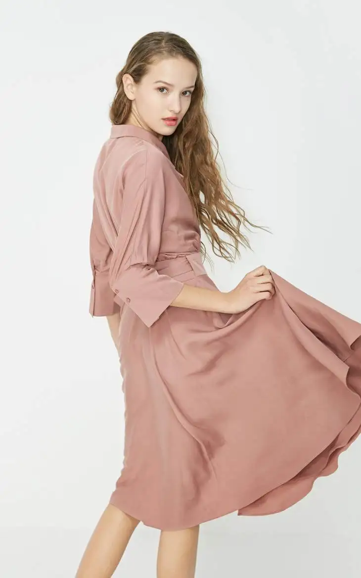 Vero Moda женское платье с отворотным воротником и рукавами до локтя | 31926Z510