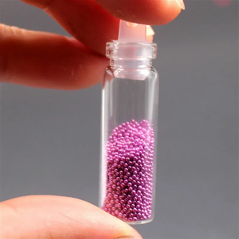 

1pcs Pink Glass Beads Makeup Toys Kids Polish Tear Girls Water Makeup Based Washable Nail Polish Pretend Toy