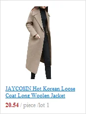 JAYCOSIN ladies casual jacket long section cotton women