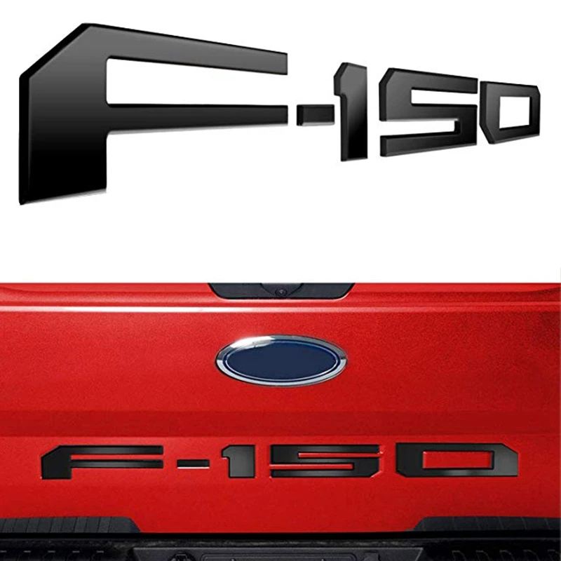 Вставки для задней двери Ford F150 2018 2019 3D приподнятые и прочные клейкие буквы
