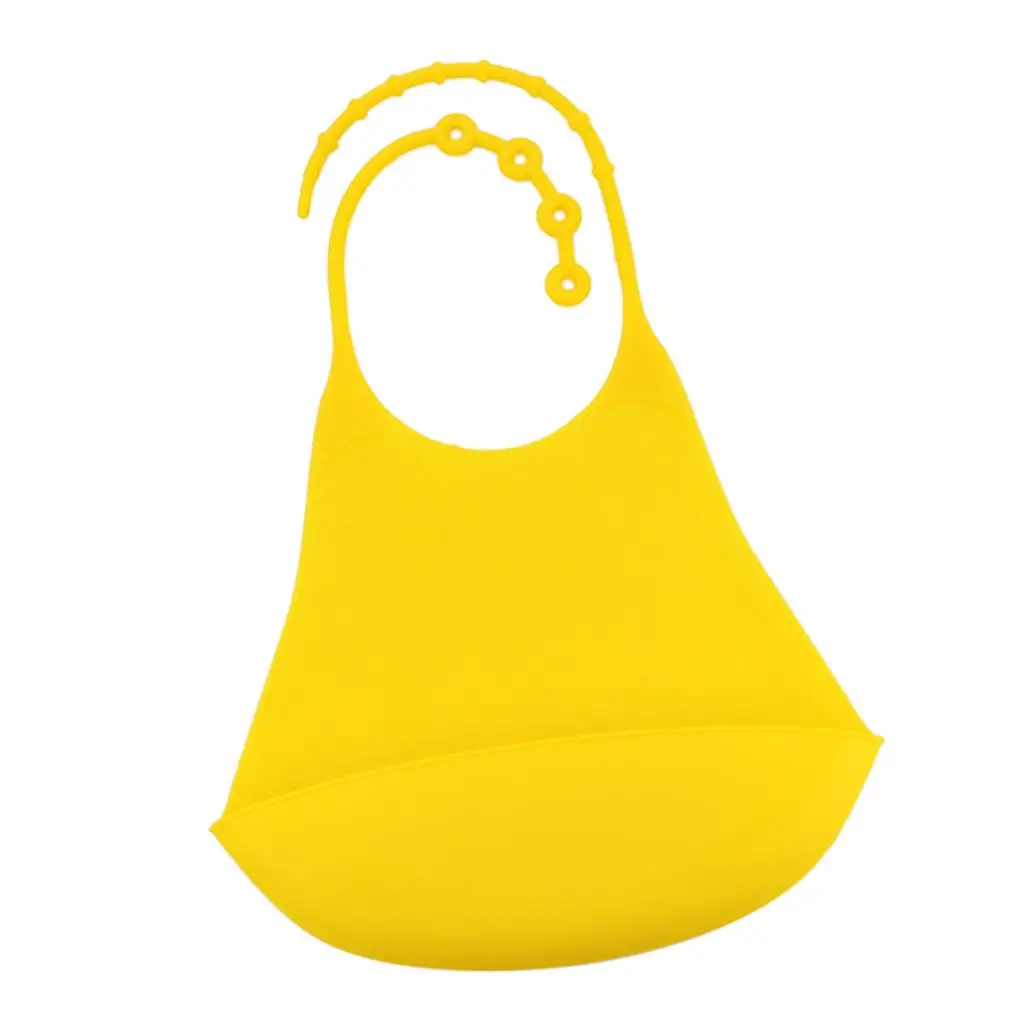 Adults Silicone Bib for Women and Men- Waterproof & Easly Wipe Clean with Deep Food Catcher Pocket