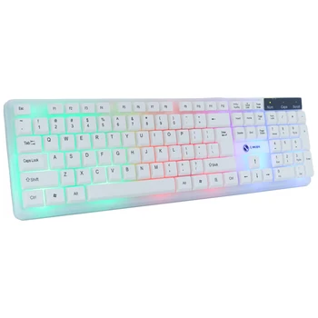 

1pc Wired Keyboard Durable Practical Convenient Computer Keyboard Gaming Keyboard Gaming Accessories for Daily Use Dorm Home