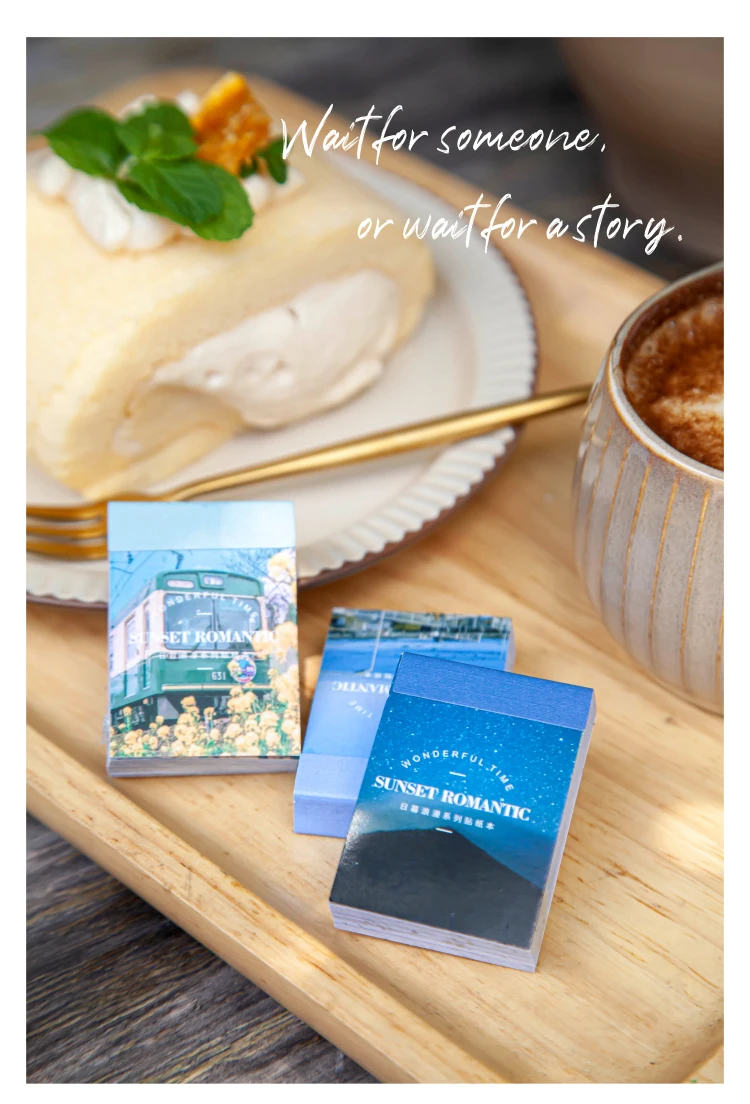 Mr.paper 8 Design Ins Style Japanese Romantic Series Frame Sticker Creative Mini Pocket Decoration DIY Material Sticker