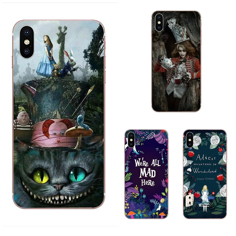 Винтажный телефон с принтом из ТПУ Alice In Wonderlretro Movie для Xiaomi Redmi Mi 4 7A 9T K20 CC9 CC9e Note 7 9 Y3
