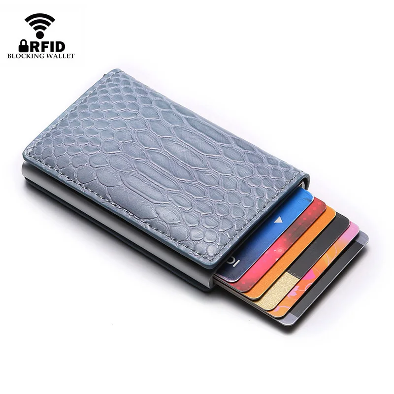 DIENQI Анти Вор Rfid Блокировка ID кредитный держатель для карт кошелек Тонкий Бизнес