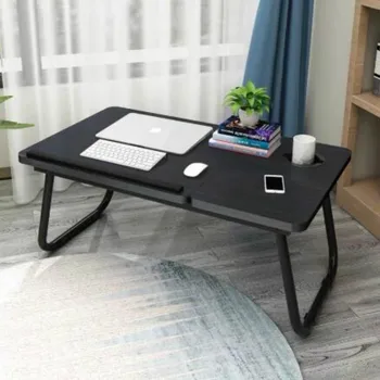

Modern creative bed folding laptop desk dormitory students reading and writing learning dormitory lazy small table LX110309