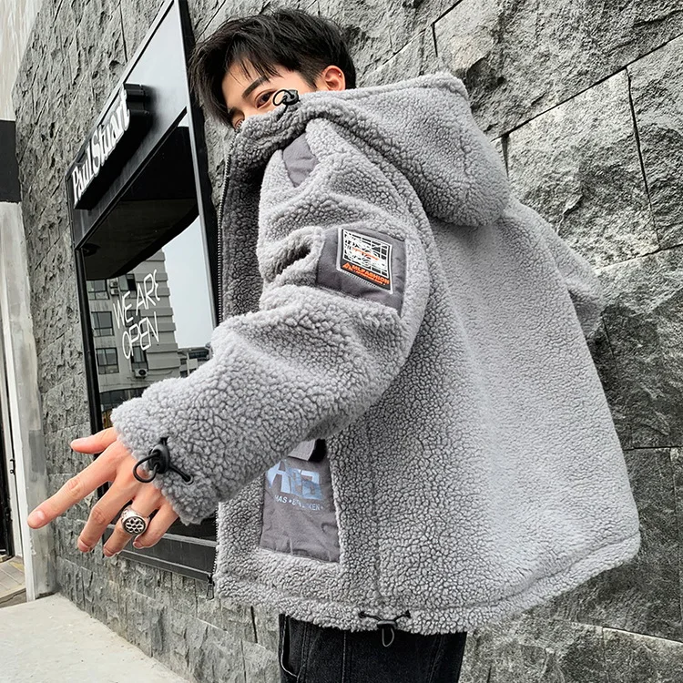 Autumn Winter Jacket Men Sweater Warm Wool Zipper Thicken Jacket Men‘s Coat Casual Windbreaker Male Clothes New Fashion,GA500