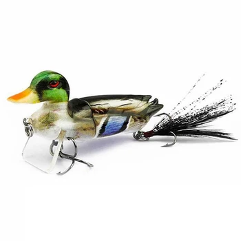 

3D Suicide Floating Duck Bass Muskie Pike Fishing Lure Bait X5Y2 Accessories BHD2