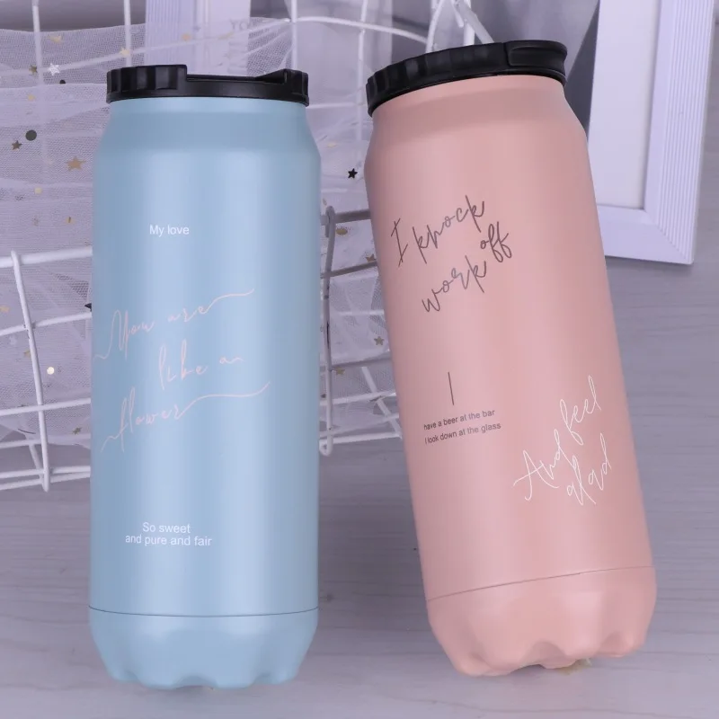

Direct Drinking Cover Children Cola Cup Creative Cartoon New Style Coke Bottle Cans Cute Students Gift Cup