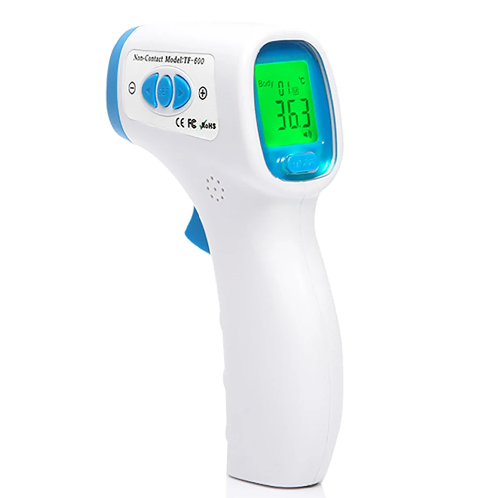

Lcd Backlight Digital Non-Contact Ir Infrared Thermometer Forehead Body Temperature Meter Fever Head Mouth Measurement Tool